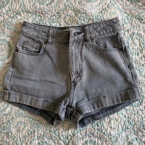 Grey Bullhead high waisted shorts